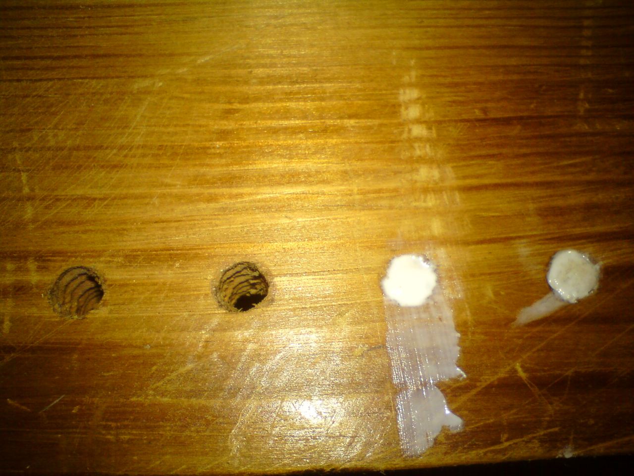 Заделка отверстий