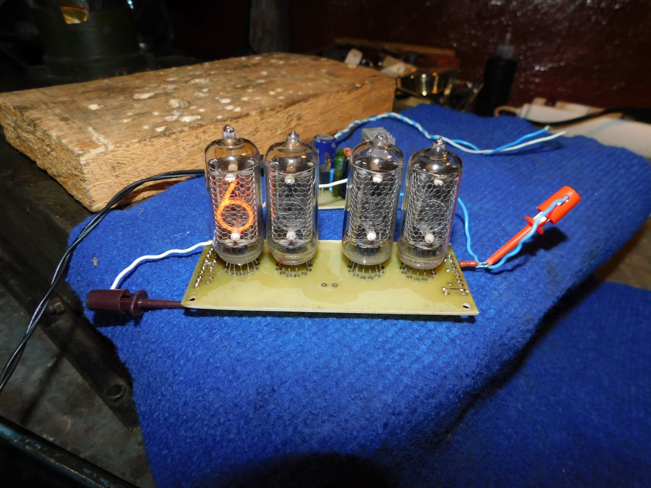 Тест на зажигание лампы