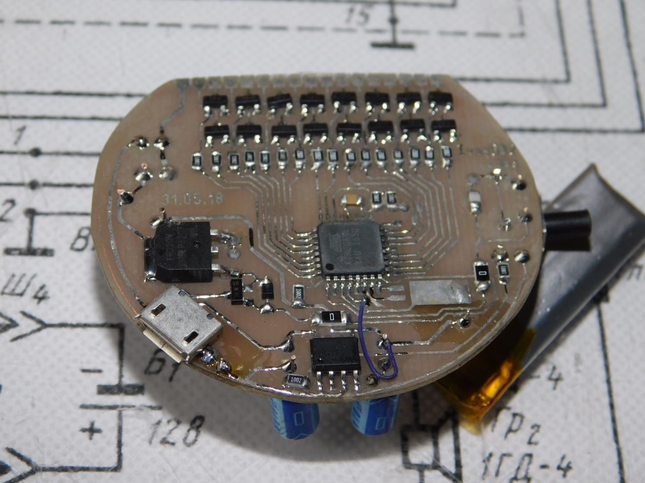 Собранная плата