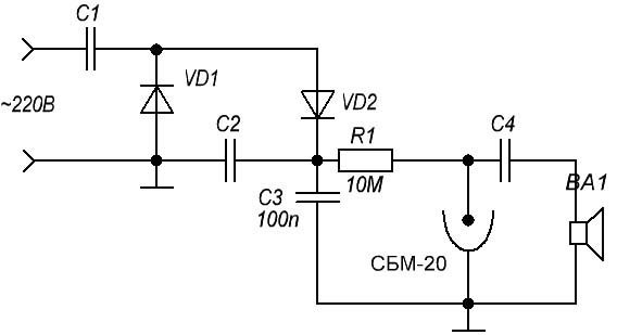 Схема детектора