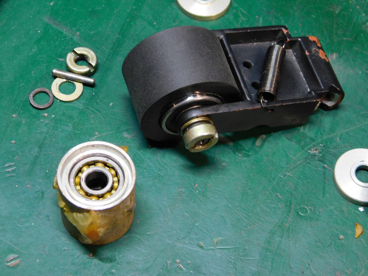 Установка прижимного ролика